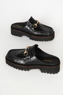 Intentionally Blank KOWLOON LOAFER MULE Black 10 Intentionally Blank KOWLOON LOAFER MULE Black