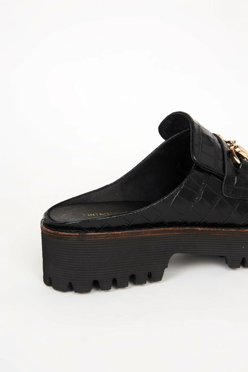 Intentionally Blank KOWLOON LOAFER MULE Black 7 Intentionally Blank KOWLOON LOAFER MULE Black