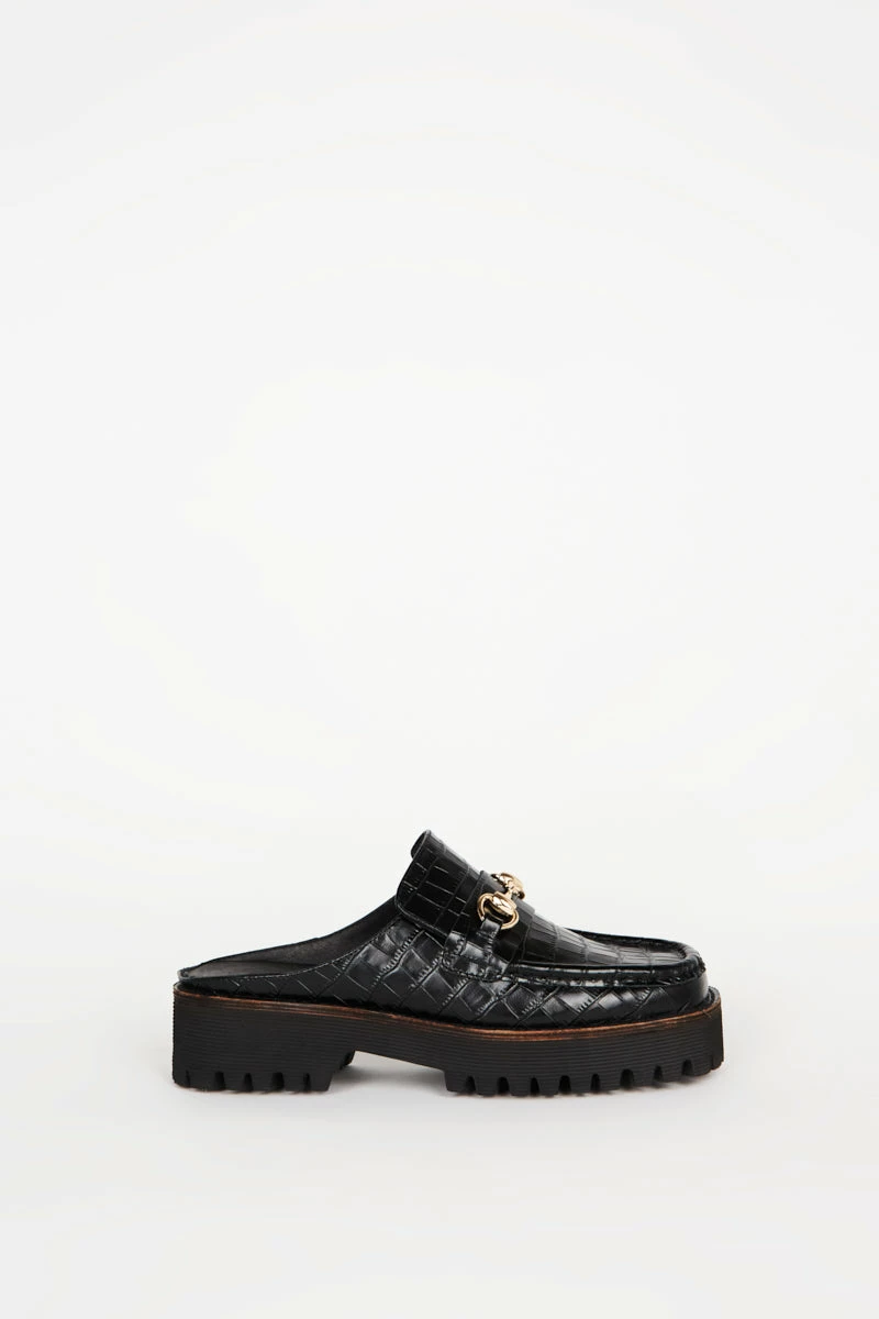 Intentionally Blank KOWLOON LOAFER MULE Black 8 Intentionally Blank KOWLOON LOAFER MULE Black