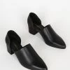 Intentionally Blank SHOES PERF-HI HEEL Black