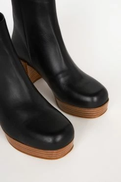 Intentionally Blank SPEED PLATFORM BOOT Black SHOES