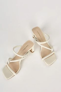 Intentionally Blank SHOES WILLOW HEELED SANDAL Cream